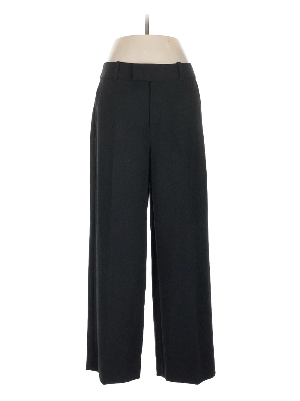 Macy's On 34th High Rise Black Wide Leg Trousers Pants